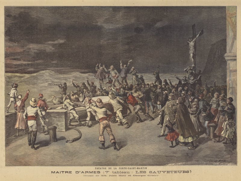 Scéna z Le Maitre dArmes od after Henri Meyer