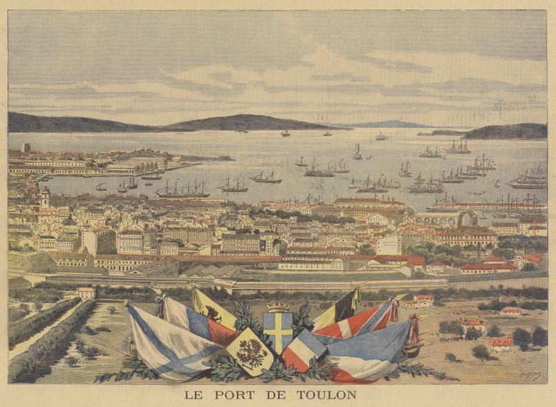 Přístav Toulon od after Henri Meyer