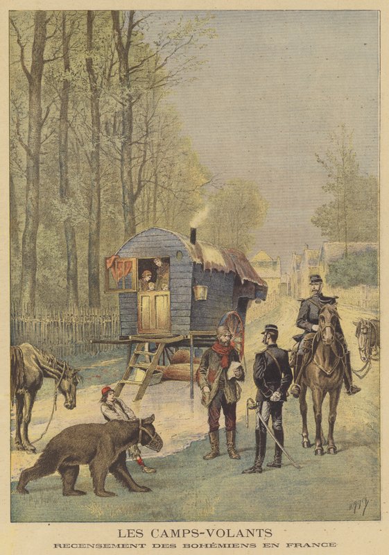 Cestovatelé od after Henri Meyer