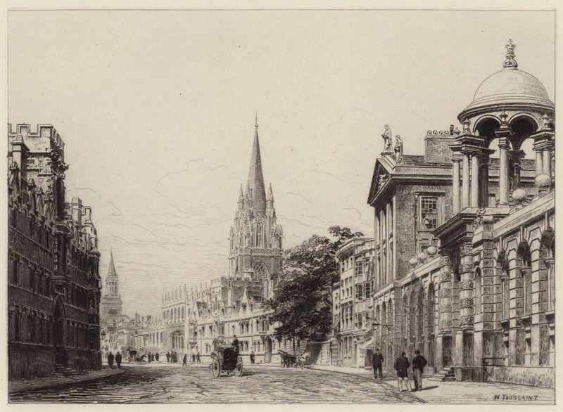 High Street od after Henri Toussaint