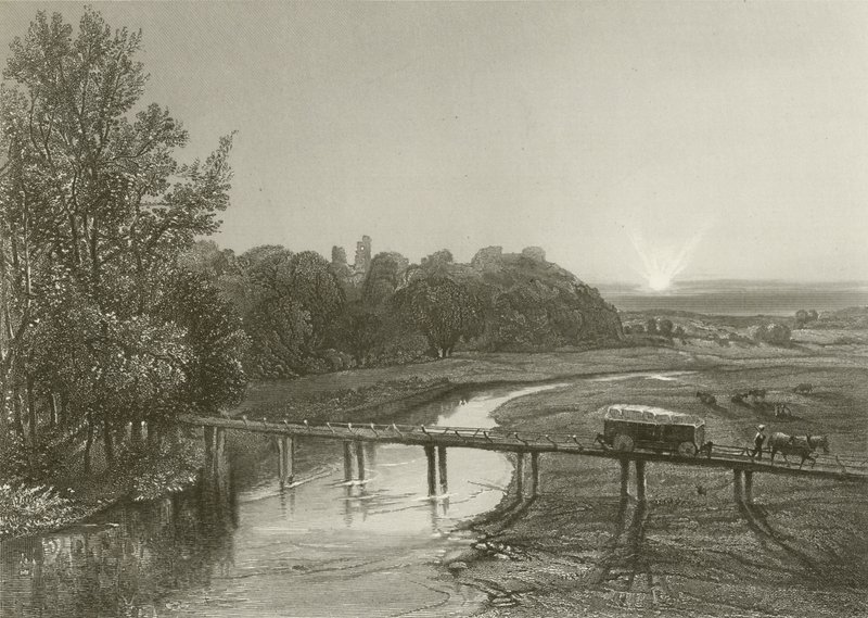 Hrad Tutbury od Henry after Warren