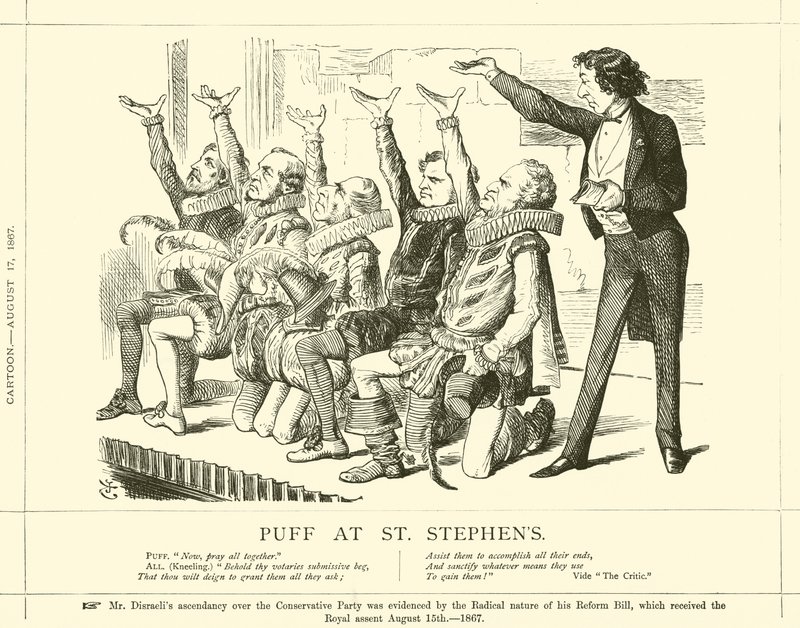 Puff at St Stephens od after John Tenniel