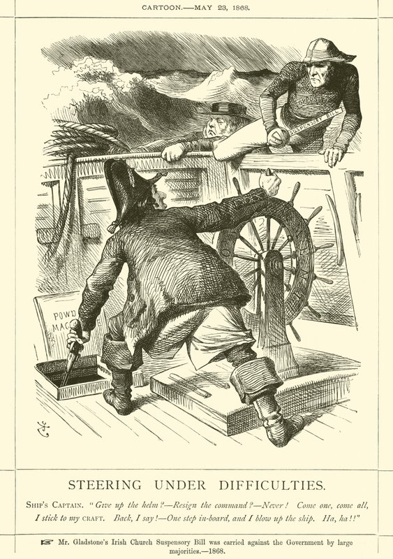 Řízení v obtížích od after John Tenniel