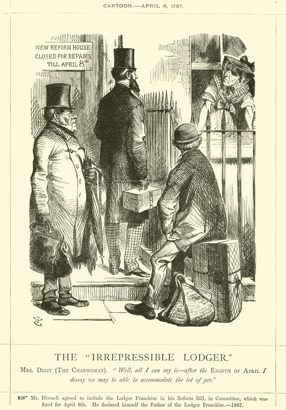 Neodolatelný nájemník od after John Tenniel