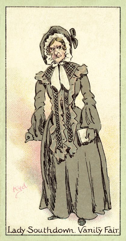Lady Southdown, Vanity Fair (chromolitho) od after Joseph Clayton Clarke