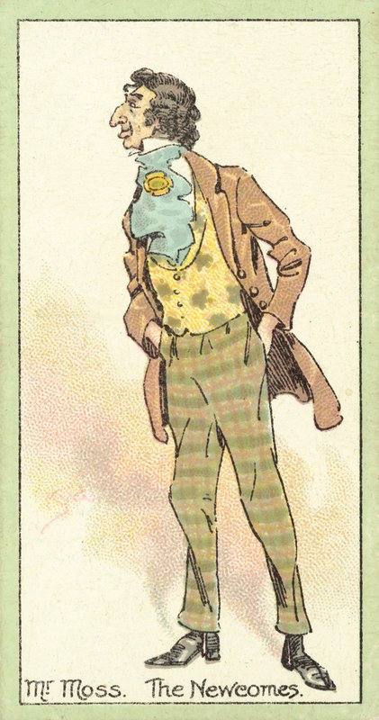 Pan Moss, The Newcomes (chromolitho) od after Joseph Clayton Clarke