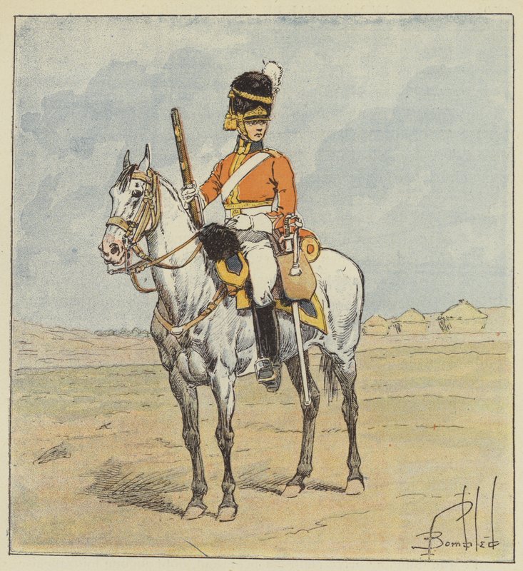 Armee anglaise, Dragon ecossais, Scotch-Greys od after Louis Charles Bombled