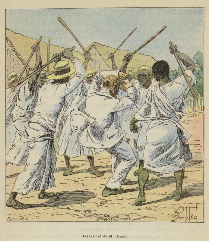 Atentát na M Granda od after Louis Charles Bombled