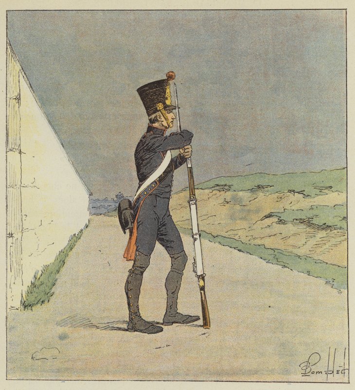 Student polytechnické školy od after Louis Charles Bombled