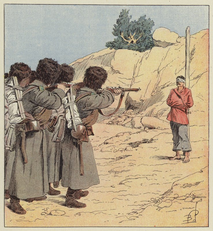 Poprava japonského špiona od after Louis Charles Bombled