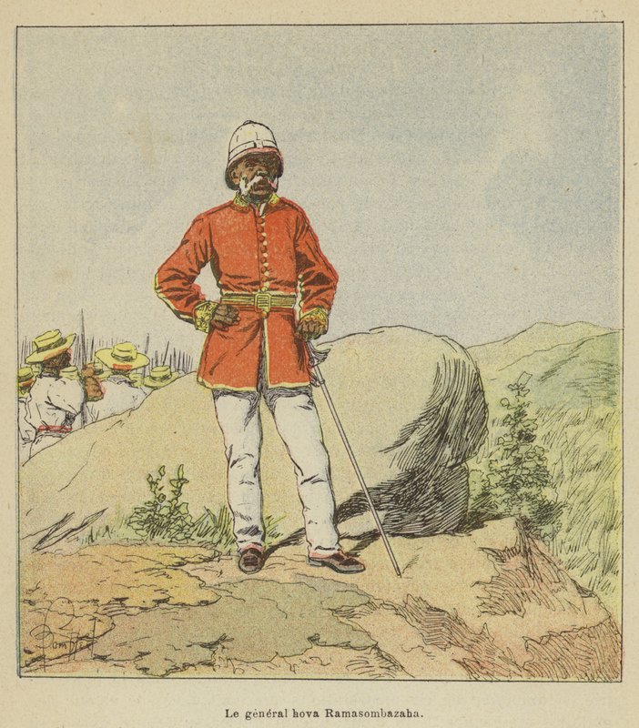 Generál Hova Ramasombazaha od after Louis Charles Bombled