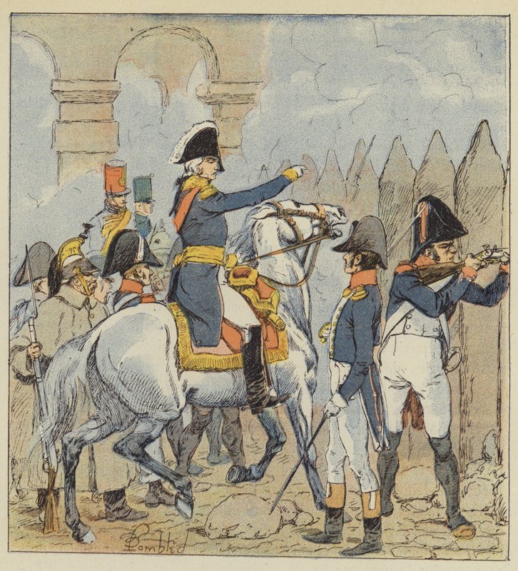Le marechal Moncey od after Louis Charles Bombled