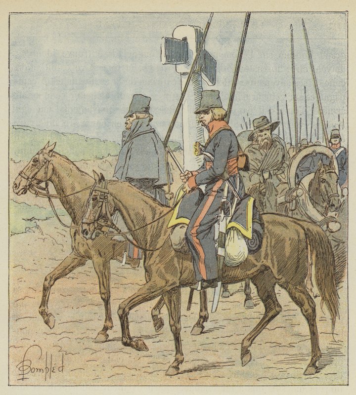 Donští kozáci od after Louis Charles Bombled