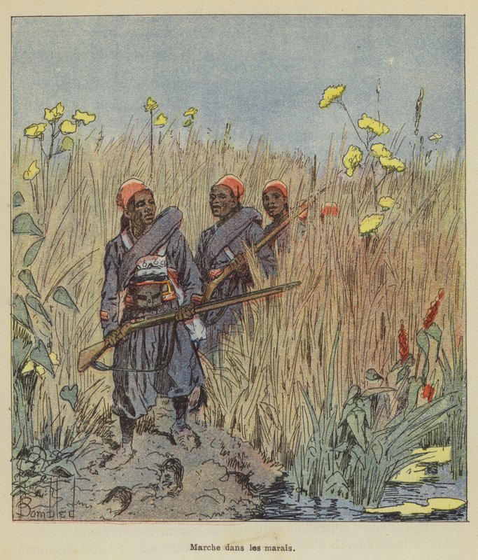 Procházka v bažinách od after Louis Charles Bombled