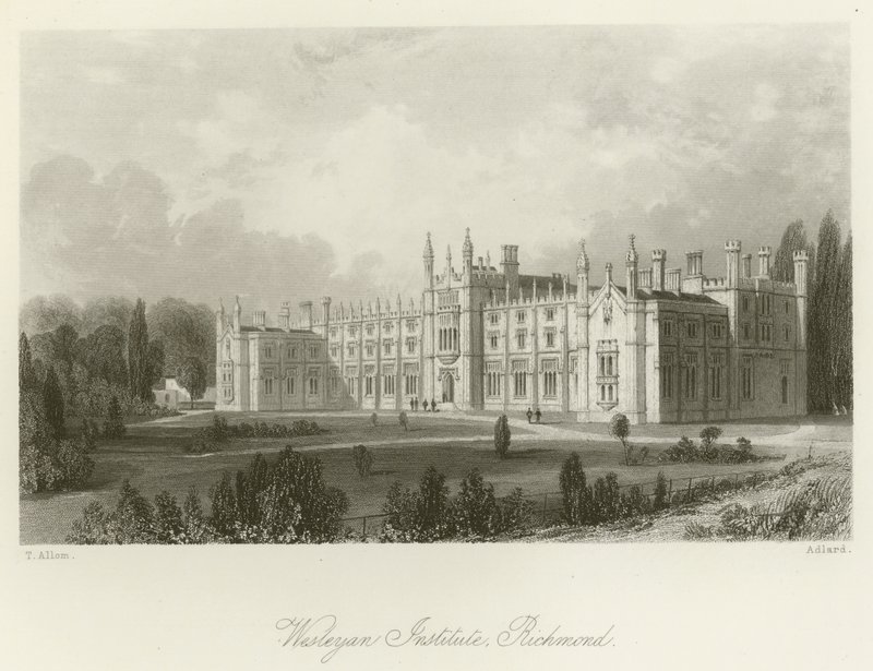 Wesleyan Institute, Richmond od after Thomas Allom