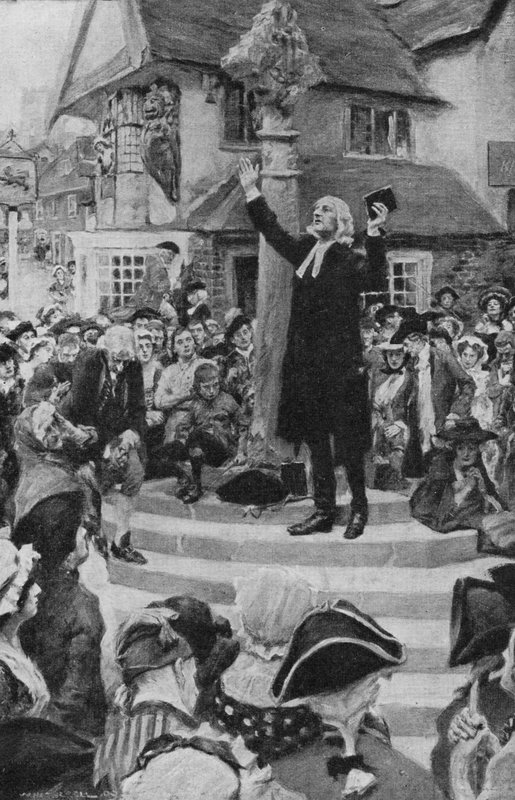 John Wesley káže od after William Hatherell